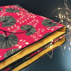 Pochette / trousse XL en tissu Pondichery