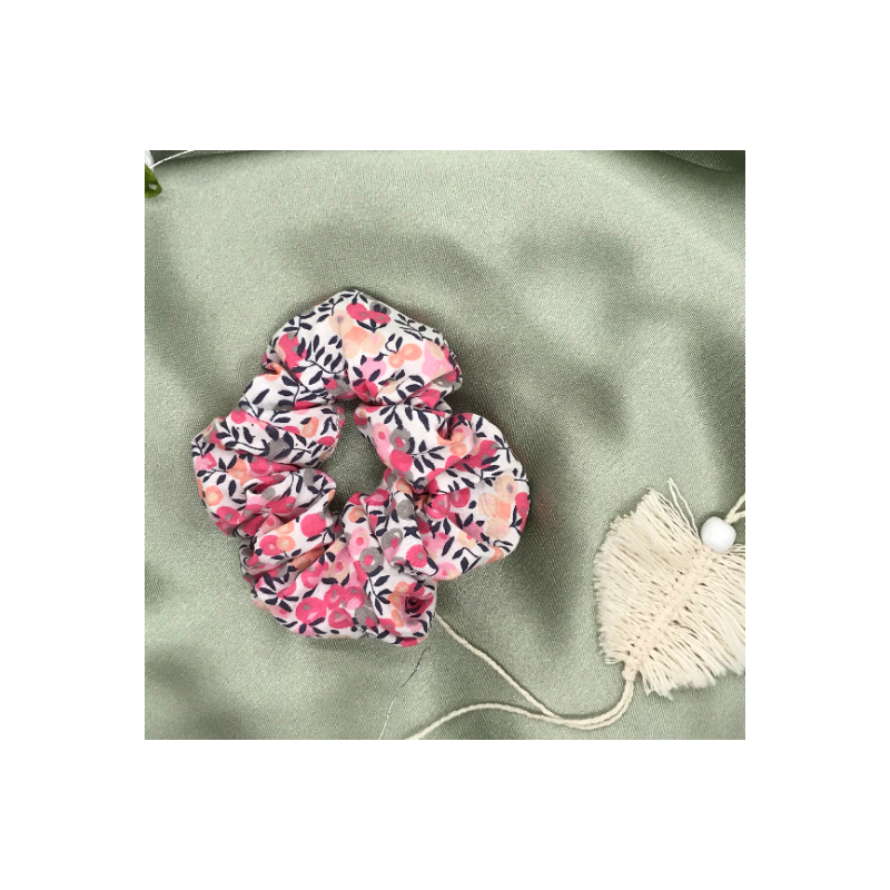 Chouchou / scrunchie Olivier rose