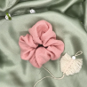 Chouchou / scrunchie douceur rose