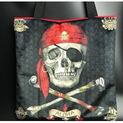 Tote bag en velours Aloha